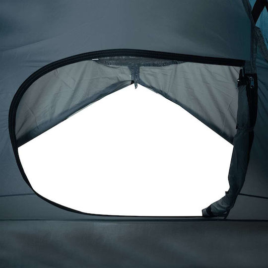 vidaXL Camping Tent Igloo Blue for 4 People 274x213x122cm