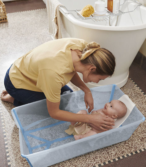 Stokke Folding Baby Bath Flexi Bath Blue
