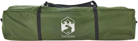 vidaXL Automatic Camping Tent Igloo Green 3 Seasons for 4 People 210x210x140cm