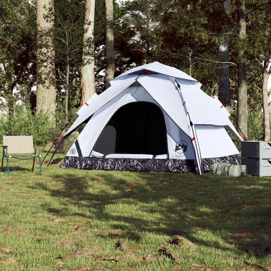 vidaXL Σκηνή Camping Igloo Λευκή για 5 Άτομα 223x223x141εκ.