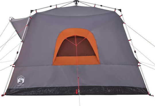vidaXL Automatisch Campingzelt Hütte Gray für 7 Personen 325x325x231cm