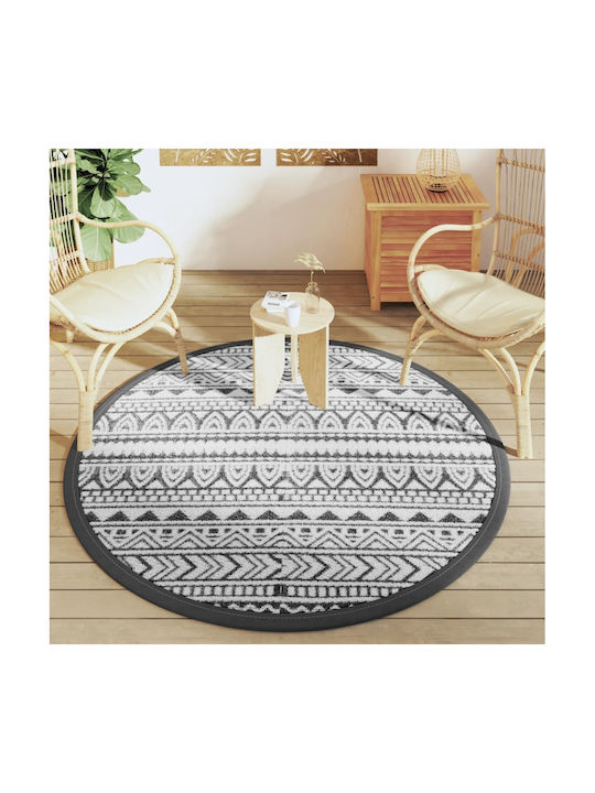 vidaXL Rug Outdoor Rectangular Black