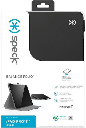 Speck Balance Folio Back Cover Ανθεκτική Μαύρη (iPad Pro 11” M4 (2024))