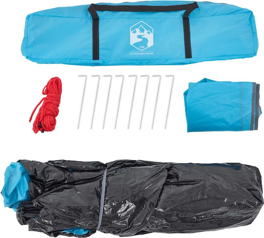 vidaXL Αυτόματη Σκηνή Camping Igloo Μπλε για 3 Άτομα 230x200x148εκ.