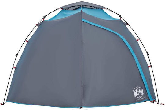 vidaXL Αυτόματη Σκηνή Camping Igloo Μπλε για 4 Άτομα 326x260x175εκ.