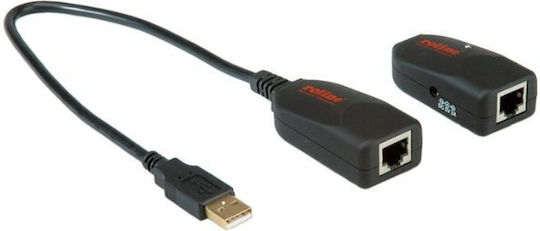 Roline USB 2.0 удължител чрез TP