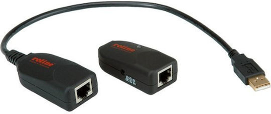 Roline USB 2.0 удължител чрез TP