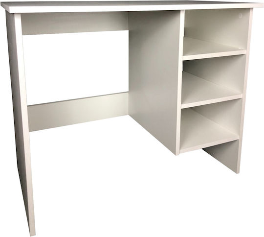 Birou Molde Din Lemn Alb 90x52x72.5 cm