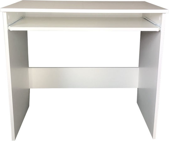 Birou Ivett Din Lemn Alb 80x48x73 cm