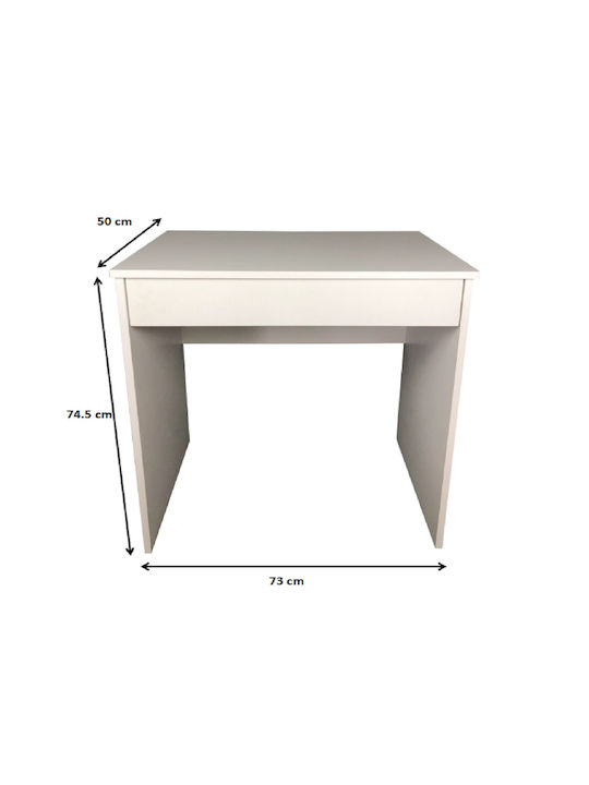 Birou Vardo Din Lemn Alb 73x50x74,5 cm