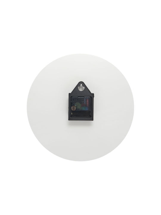 Balvi Wall Clock Glass Red Ø30cm