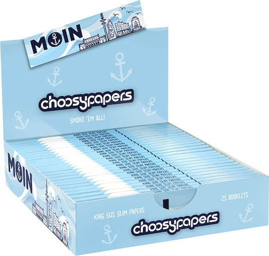 Hârtie de țigară Choosypapers King Size Slim, 32 foi, Hamburg
