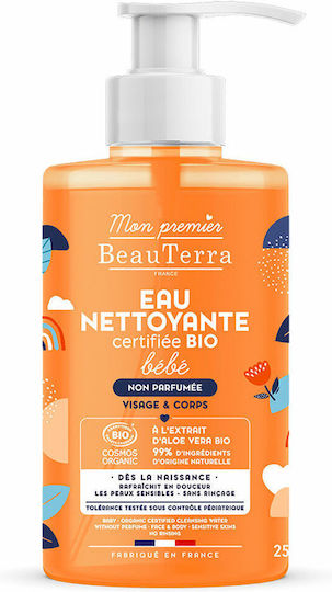 Beauterra Bio Bebé Duftfreies Baby Reinigungswasser 750 ml