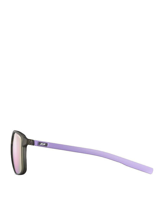 Julbo Τετράγωνα Παιδικά Γυαλιά Ηλίου με Polarized Φακό Μωβ