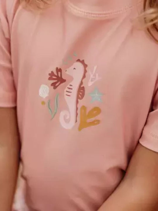 Kids' Shirt Short Sleeve Seahorse Pink Seahorse Pink