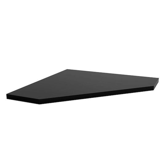 Glorious Modular Side Rack Additional Connecting Surface for 2 Furniture Black