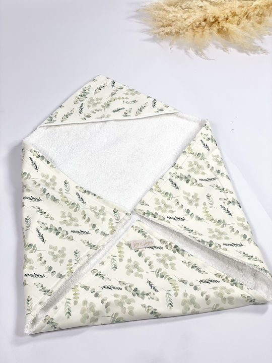 Velvet White Căpușă-Bebeluș Cu glugă Multicolor