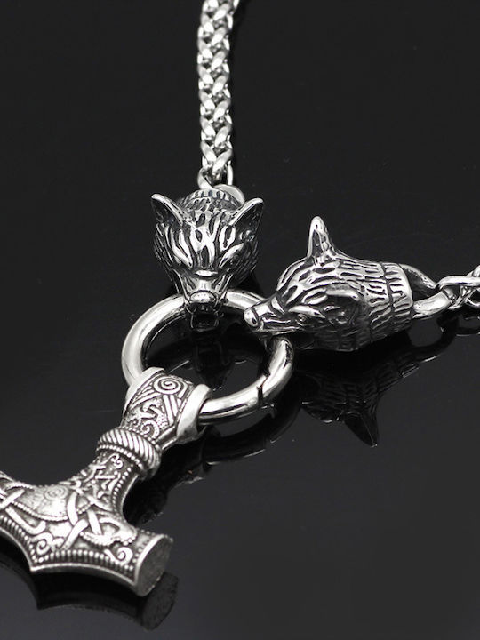 Thor's Hammer Κολιέ από Ατσάλι
