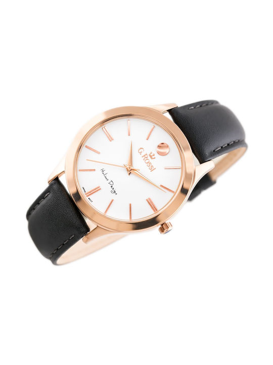 G.Rossi Watch with Gray Leather Strap