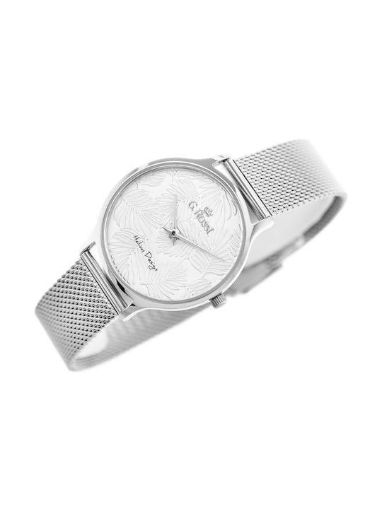 G.Rossi Watch with Silver Metal Bracelet