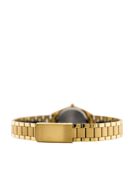 Casio Classic Women's Watch with Gold Metal Bracelet