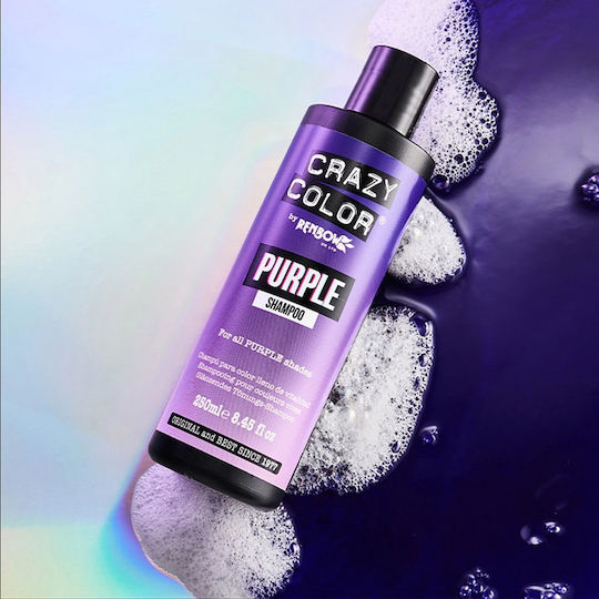 Crazy Color Purple Shampoos for Coloured Hair 250ml