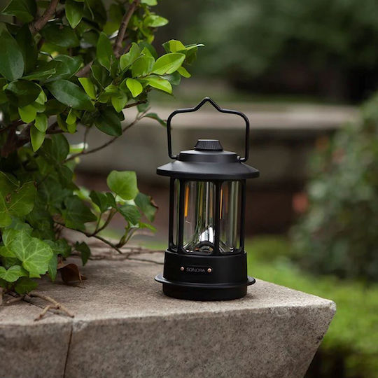 Sonora Sonora Led Wiederaufladbare Campinglaterne mit Powerbank und Ventilator 170lm 5W Schwarze