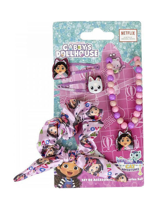 Cerda Kids Hair Clips Set with Hair Clips in Pink Color 4 Pieces Cerda Kids Hair Clips Set with Hair Clips in Pink Color 4 Pieces
