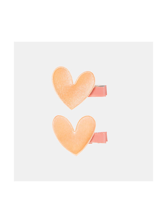 Alouette Παιδικό Κλιπ Καρδιά σε Ροζ Χρώμα