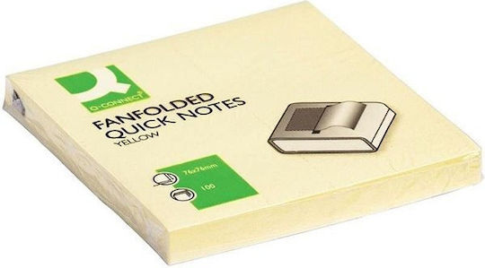 Q-connect 76 X 76mm 100 Sheets Yellow