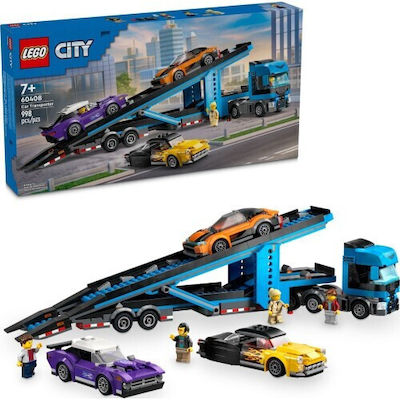 Lego City Car Transporter Truck With Sports Cars for 7+ Years