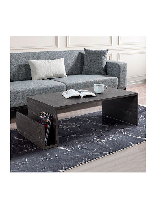 Masa Centrală Rectangulară Regnar Din Lemn Rebab L100,6xLățime55xÎnălțime31,8cm