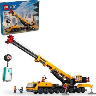 Lego -Stadt Yellow Mobile Construction Crane für 9+ Jahre