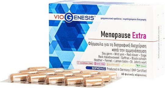 Viogenesis Menopause Extra Supplement for Menopause 60 veg. caps