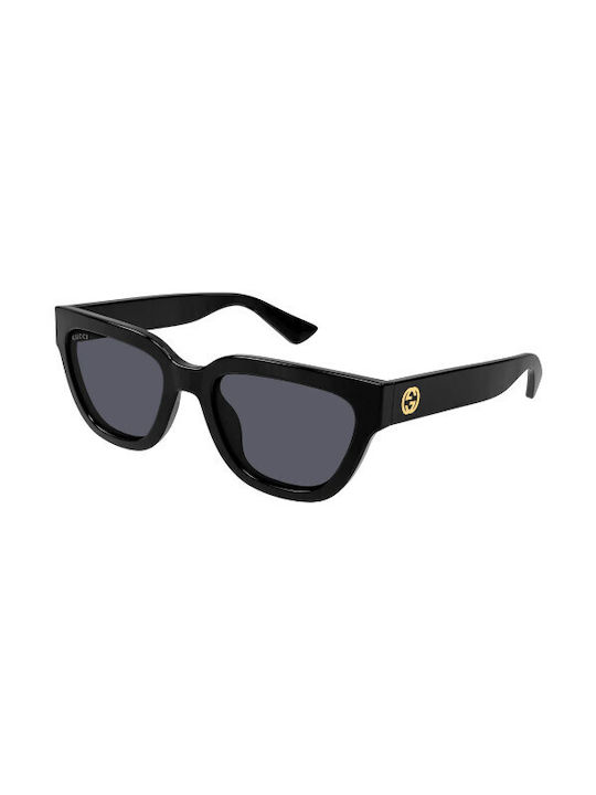 Gucci Women's Sunglasses with Black Plastic Frame and Black Lens GG1578S 001