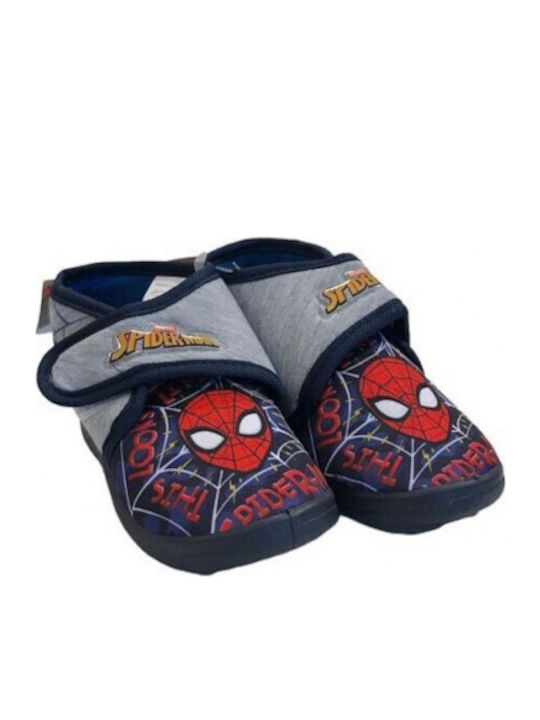 Disney Παντόφλες Μποτάκια Navy Μπλε Spiderman