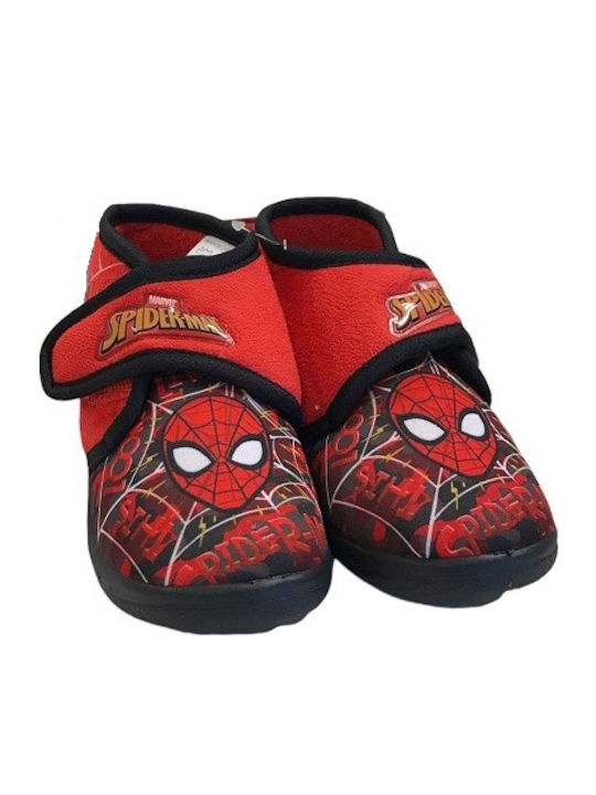 Disney Παντόφλες Μποτάκια Κόκκινες Spiderman