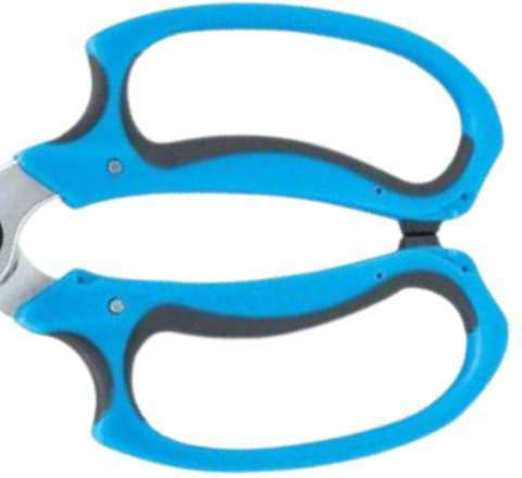 Schere 19cm mit Kunststoff Klinge Blau 1Stück