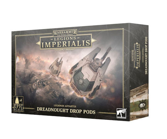 Games Workshop Warhammer: Die Horus-Häresie Warhammer - Legions Imperialis Dreadnought Drop Pods Figuren