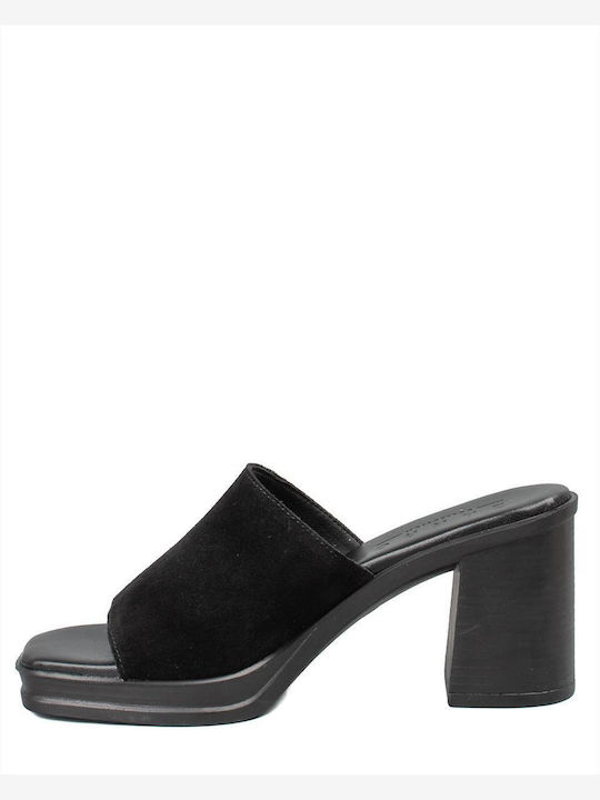 Zakro Collection Mules mit Absatz in Schwarz Farbe