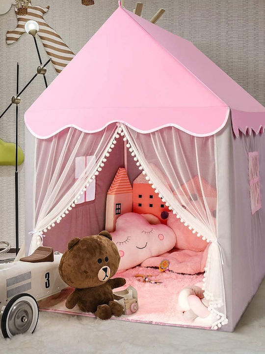 Kids Castle Play Tent Pink