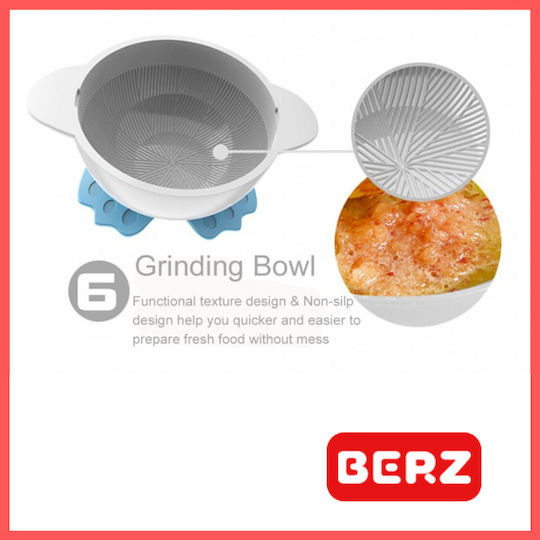 Berz Set 7 in 1 Food Preparation Cartoon Grinder Green Bz8661g
