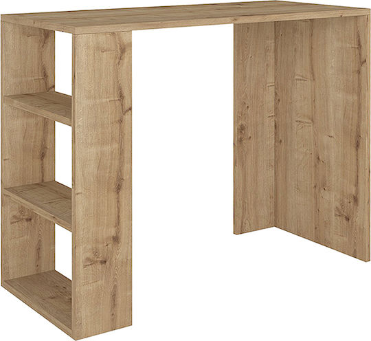 Γραφείο Netenia Ξύλινο sapphire oak 90x40x74εκ.