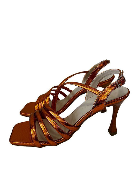 Sandalen Orange