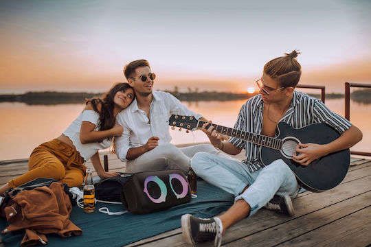 Sencor SSS 3500 Bluetooth-Lautsprecher 80W mit Akkulaufzeit bis zu 18 Stunden Schwarz