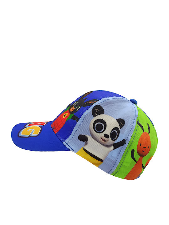 Gift-Me Kids' Hat Jockey Fabric Blue