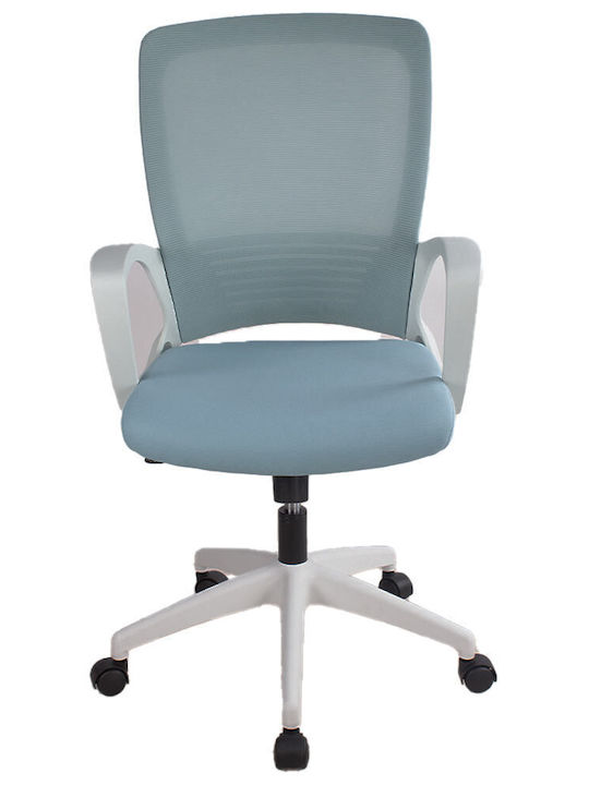 Καρέκλα Γραφείου με Ανάκλιση White/l.blue Rhea Lamtech Καρέκλα Γραφείου με Ανάκλιση White/l.blue Rhea Lamtech