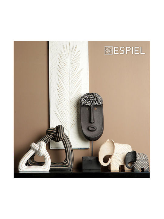 Figure Face Base Polyresin Black 52cm