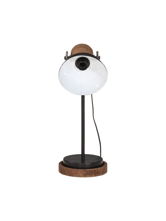 vidaXL Office Lamp for Socket E27 in Black Color