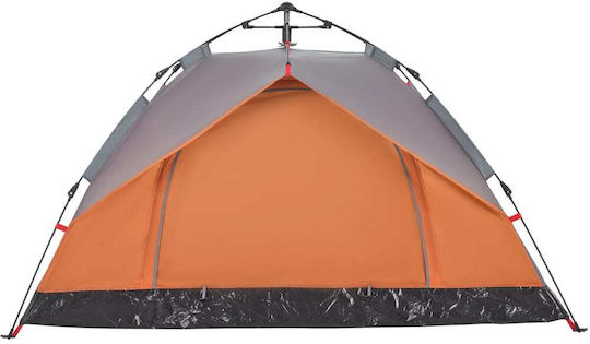 vidaXL Camping Tent Igloo Orange for 2 People 360x135x105cm